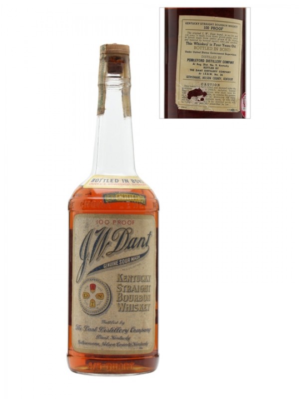 J W Dant 7 Year Old Bottled 1960s