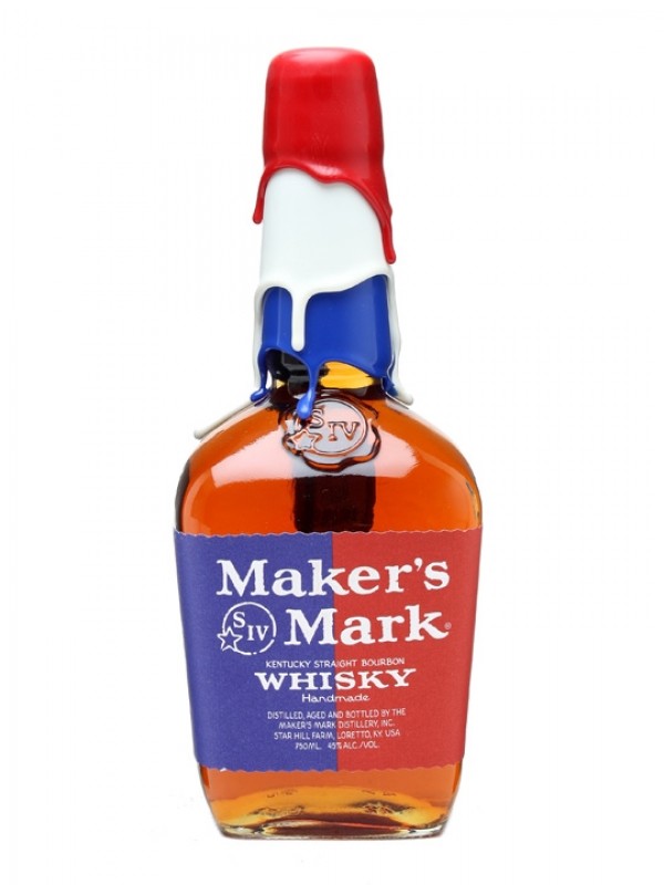 Maker's Mark Rock the Vote Red White Blue Wax