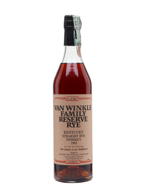 Van Winkle Old Rip 1985