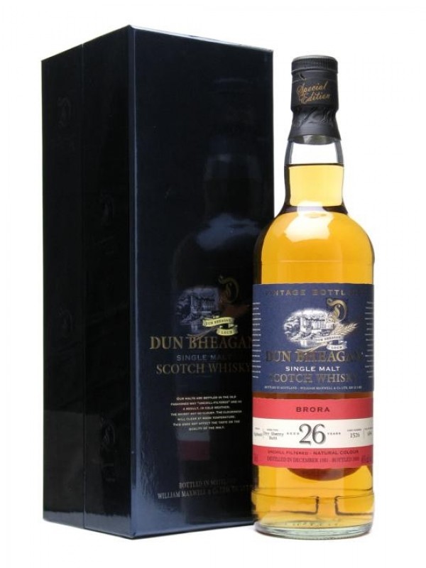 Brora 1981 26 Year Old Sherry Butt Dun Bheagan