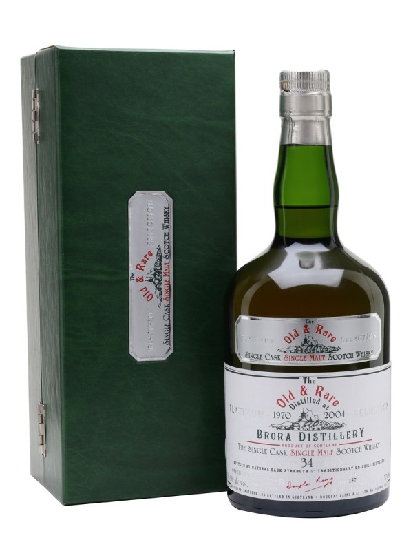 Brora 1970 34 Year Old Douglas Laing Platinum Selection