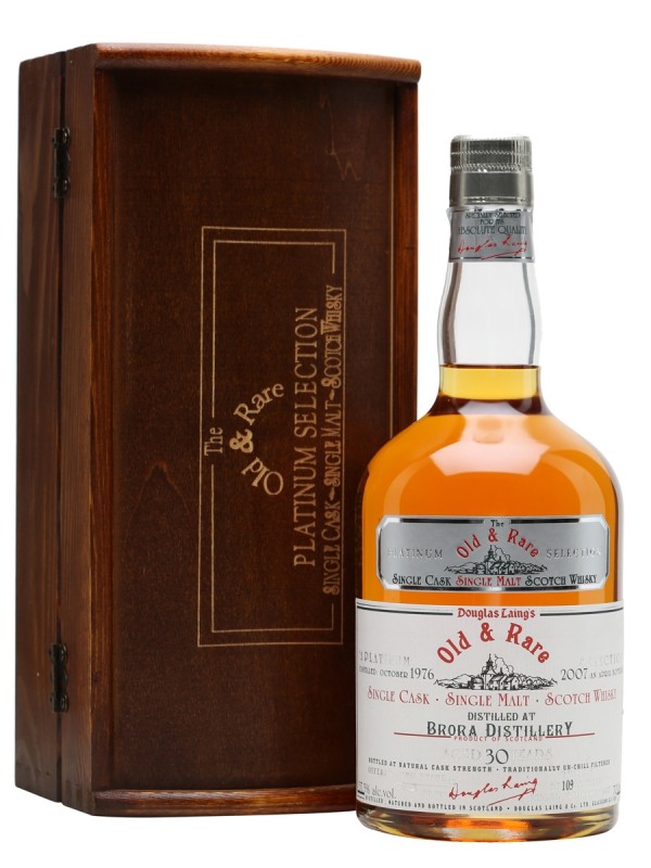 Brora 1976 30 Year Old Douglas Laing Platinum Selection Bottled 2007
