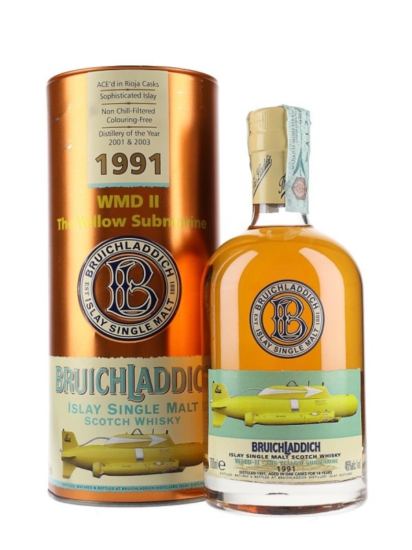 Bruichladdich 1991 14 Year Old WMDII Yellow Submarine