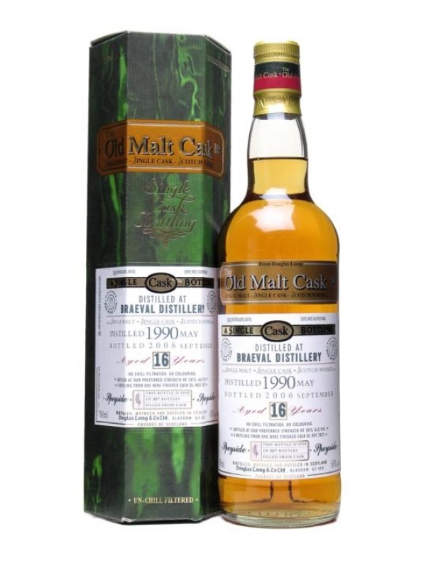 Braeval 1990 16 Year Old Red Wine Finish Old Malt Cask Douglas Laing