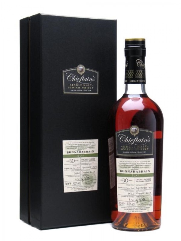 Bunnahabhain 1979 30 Year Old Sherry Cask Chieftain's Ian Macleod Chieftain