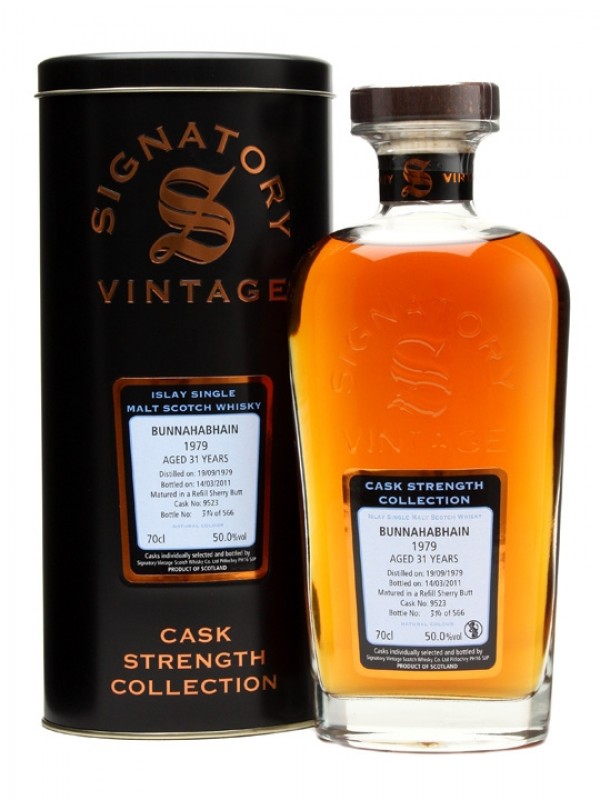 Bunnahabhain 1979 31 Year Old Cask #9523 Signatory
