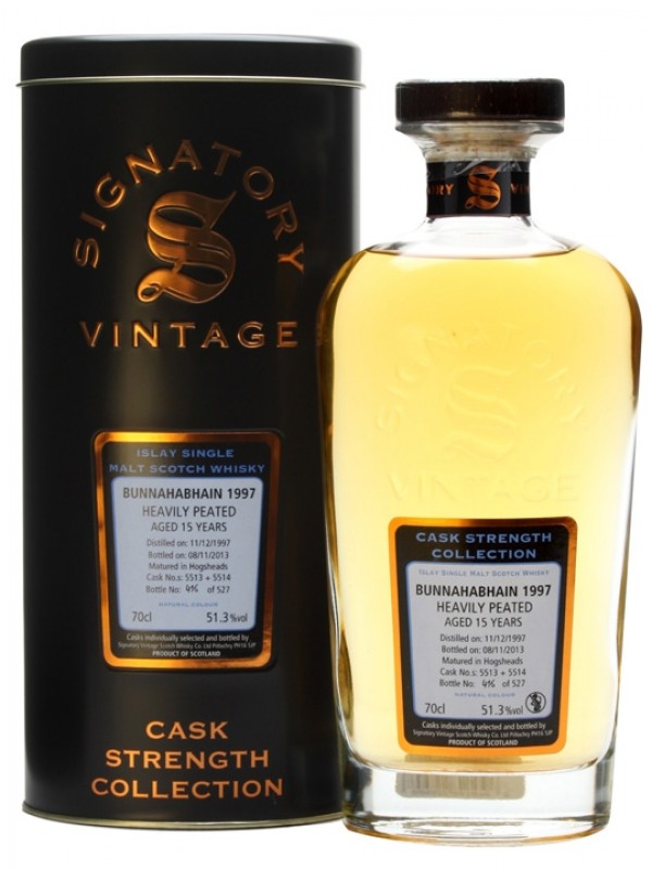Bunnahabhain 1997 15 Year Old Signatory Cask Strength Collection