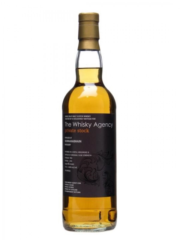Bunnahabhain 1965 45 Year Old Whisky Agency Private Stock The Whisky Agency