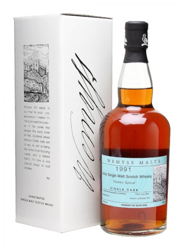 Bunnahabhain 1991 Honey Spice Wemyss Malts