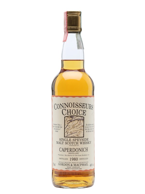 Caperdonich 1980 Bottled 1994 Map Label Gordon & Macphail Connoisseurs Choice