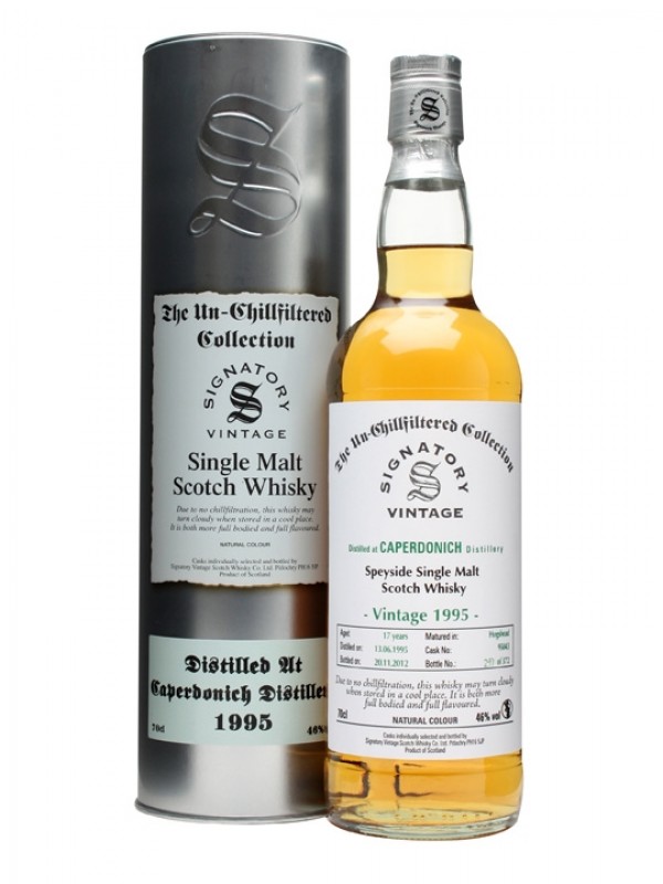 Caperdonich 1995 17 Year Old Cask #95043 Signatory Un-chillfiltered Collection