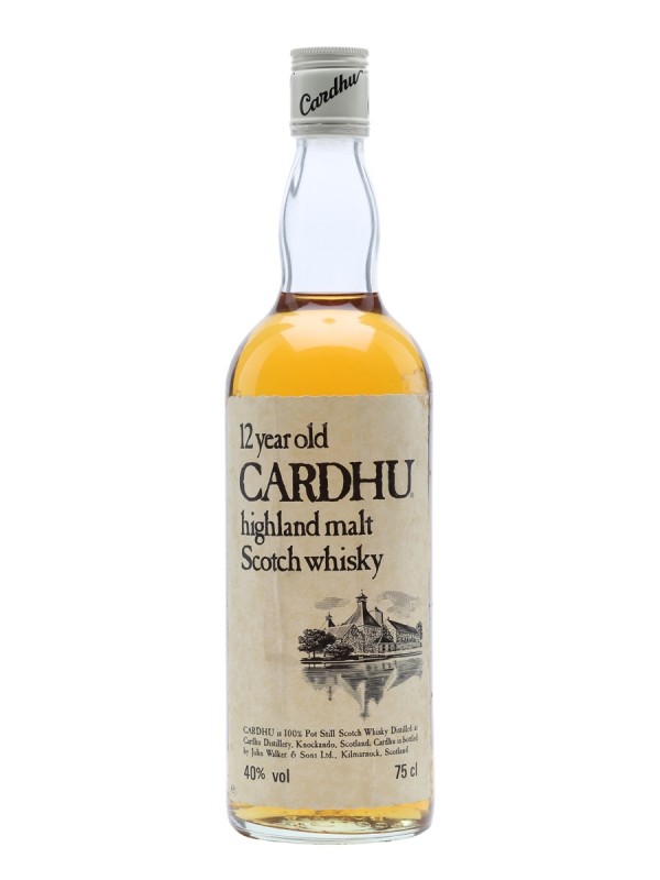 Cardhu 12 Year Old 1980s Cream Label