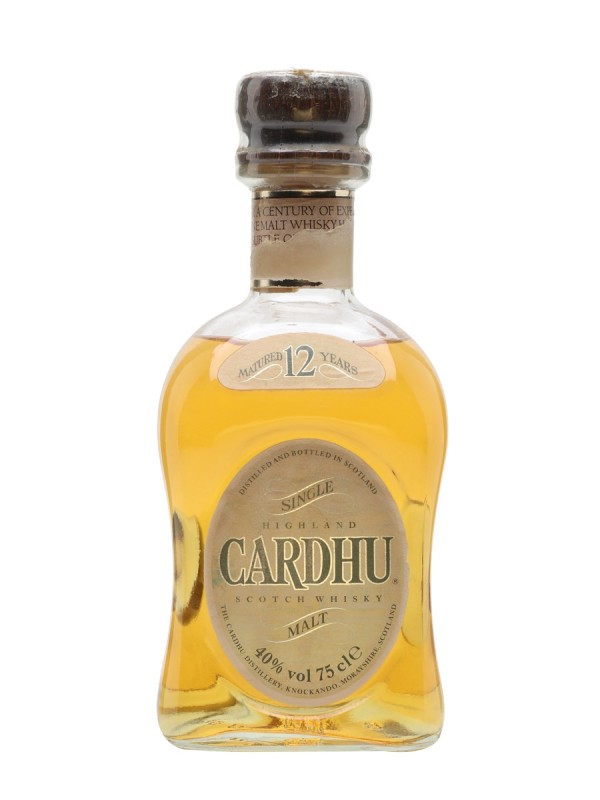 Cardhu 12 Year Old Bottled 1980's 75cl