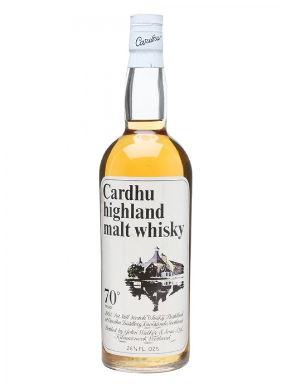 Cardhu Highland Malt Whisky Bottled 1970s