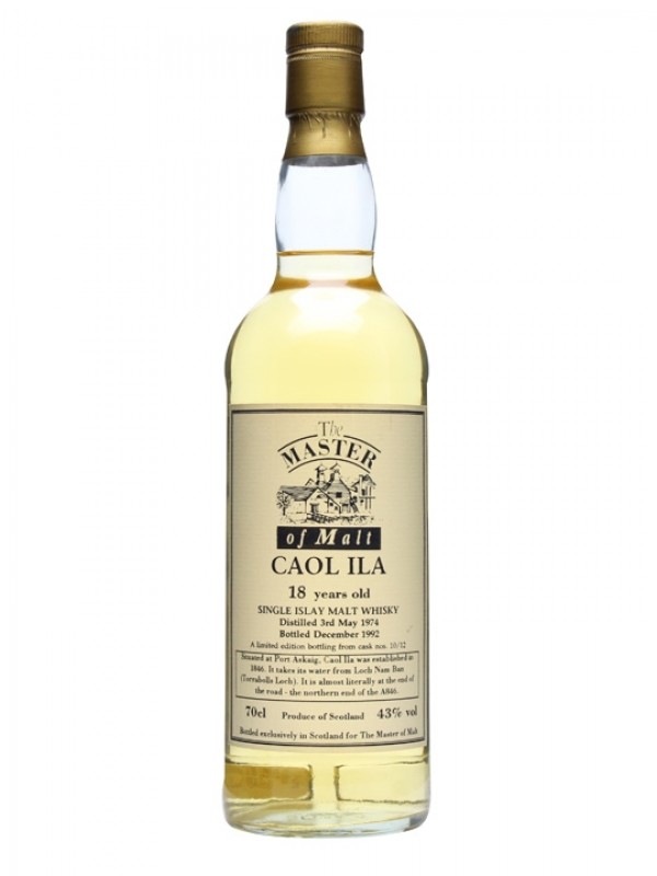 Caol Ila 1974 18 Year Old The Master of Malt