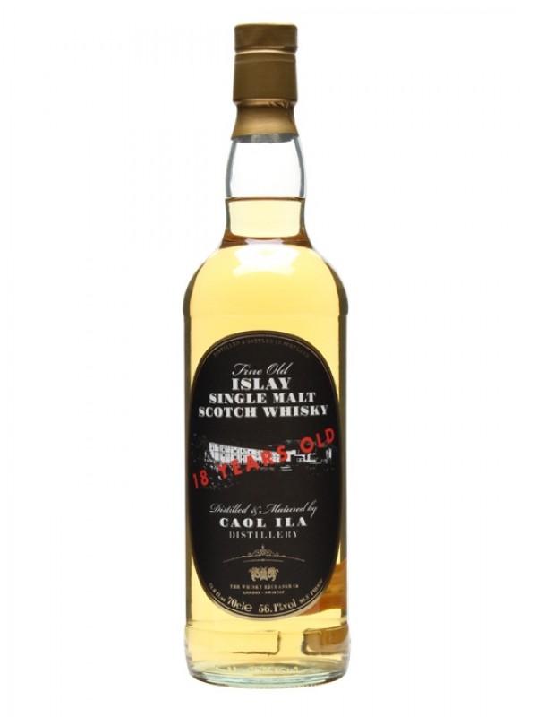 Caol Ila 18 Year Old TWE Retro Label The Whisky Exchange