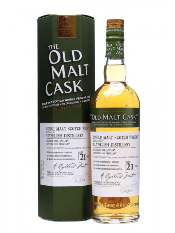 Clynelish 1990 21 Year Old Old Malt Cask #6939 Douglas Laing
