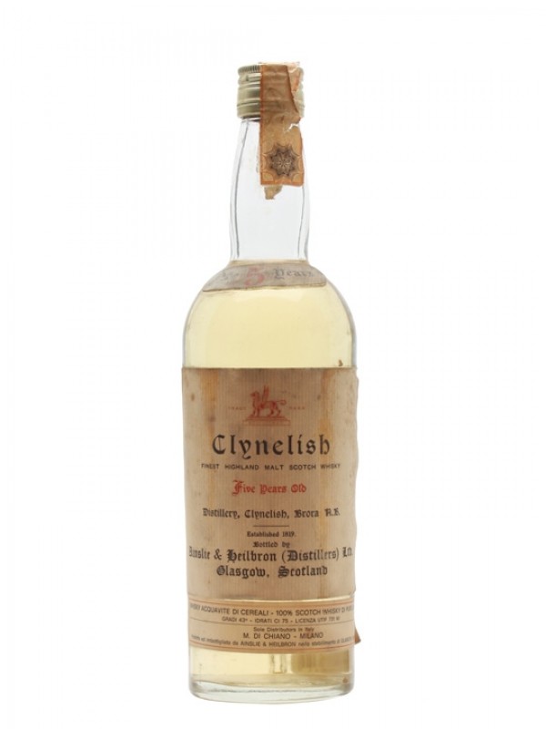 Clynelish 5 Year Old Bottled 1970's