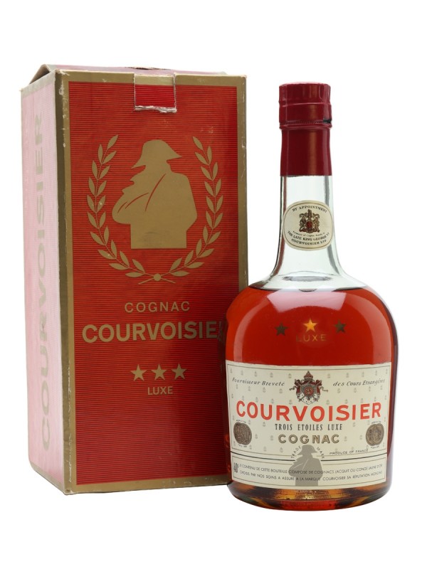 Courvoisier 3 Star Luxe Bottled 1950s