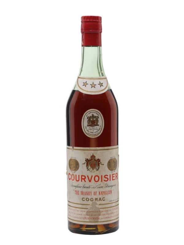 Courvoisier 3 Star Cognac Bottled 1940s King George VI