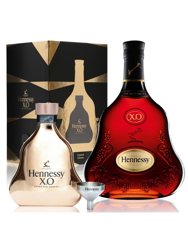 Hennessy XO Cognac Hip Flask Pack