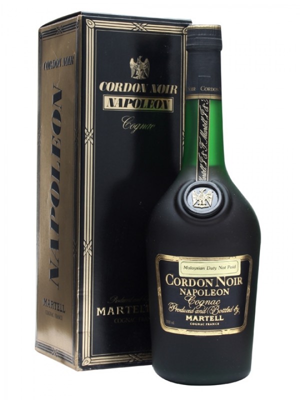 Martell Cordon Noir Napoleon Cognac Bottled 1980s