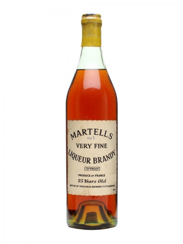 Martell Very Fine Cognac 25 Year Old Bottled 1930s