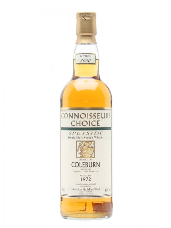 Coleburn 1972 Bottled 2000 Connoisseurs Choice Gordon & Macphail