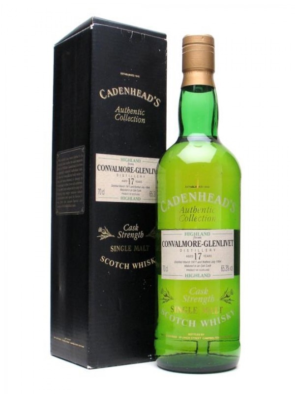 Convalmore 1977 17 Year Old Cadenhead's Cask Strength Collection