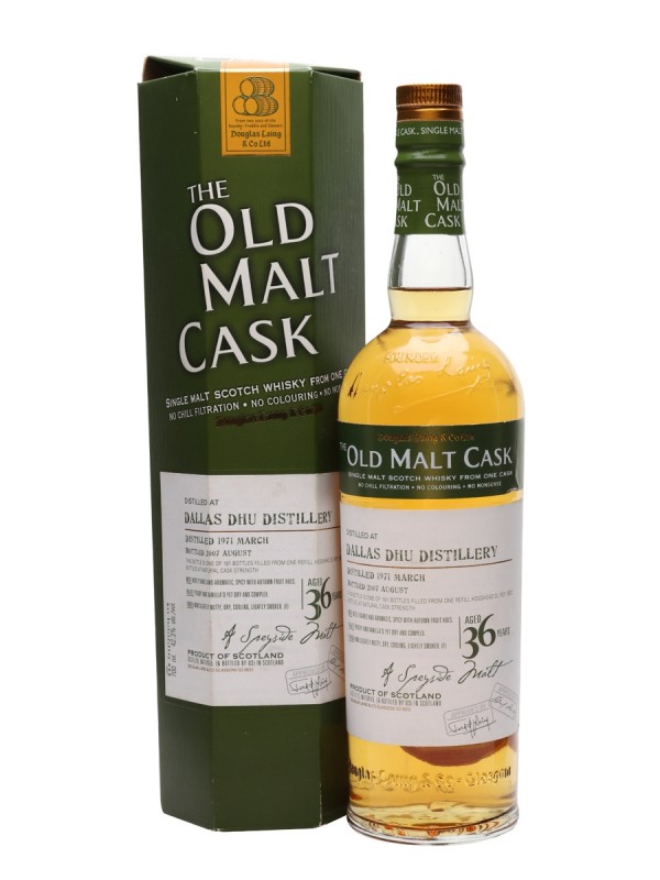 Dallas Dhu 1971 36 Year Old Cask #3802 Douglas Laing Old Malt Cask