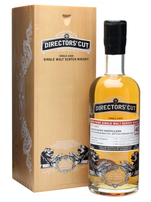 Dailuaine 1971 40 Year Old Cask #8186 Douglas Laing Directors