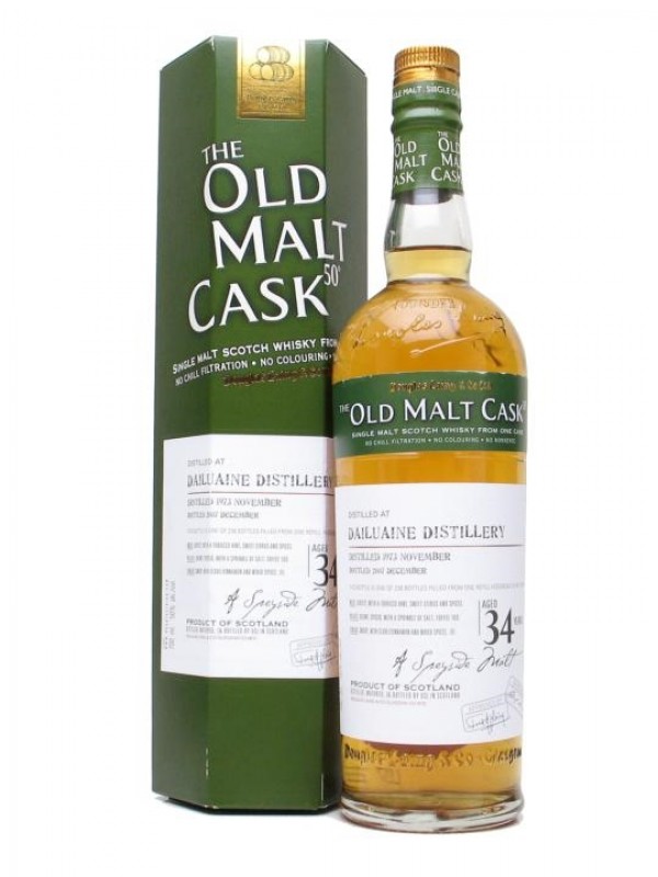 Dailuaine 1973 34 Year Old Douglas Laing Old Malt Cask