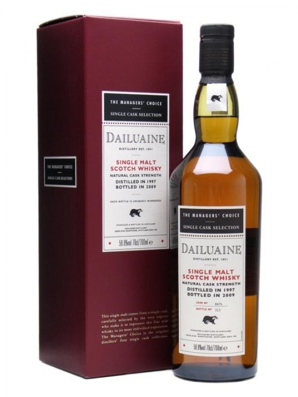 Dailuaine 1997 / Managers' Choice / Sherry Cask