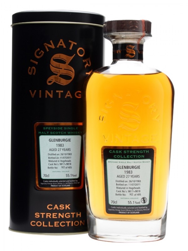 Glenburgie 1983 27 Year Old Casks #9817+8 Signatory Cask Strength Collection