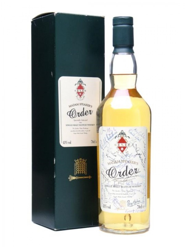 Glendullan 12 Year Old Madam Speaker's Order