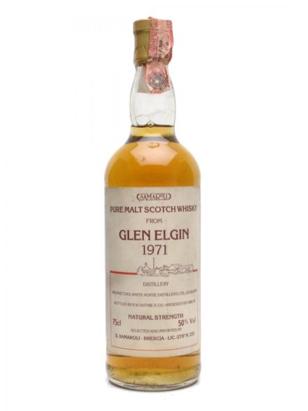 Glen Elgin 1971 Natural Strength Bottled 1985 Samaroli