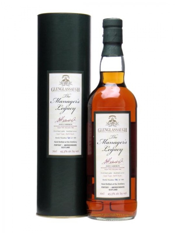Glenglassaugh 1986 Manager's Legacy Dod Cameron