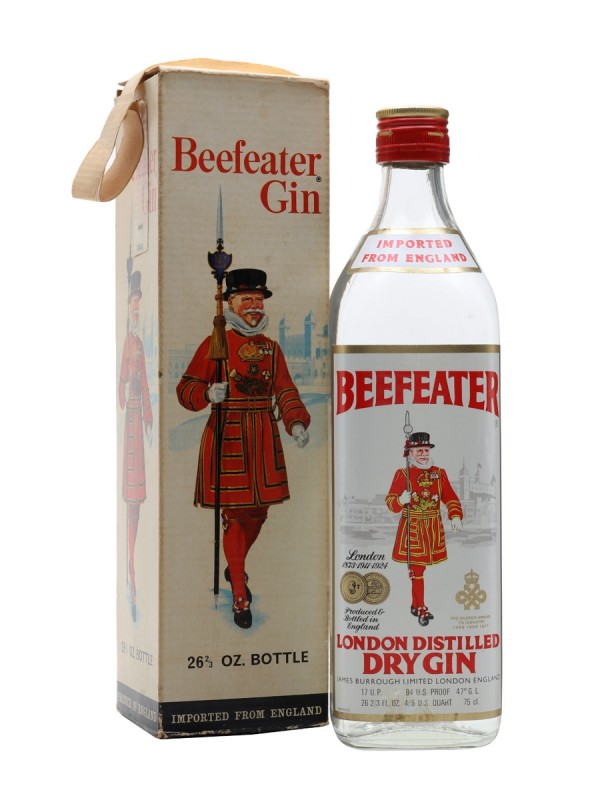 Beefeater Gin Bottled 1970s