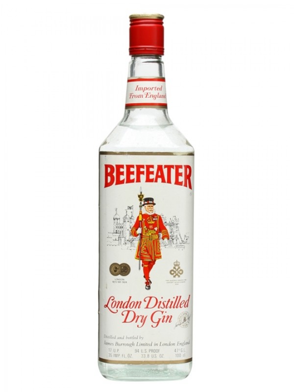 Beefeater London Dry Gin Bottled 1970s 1L