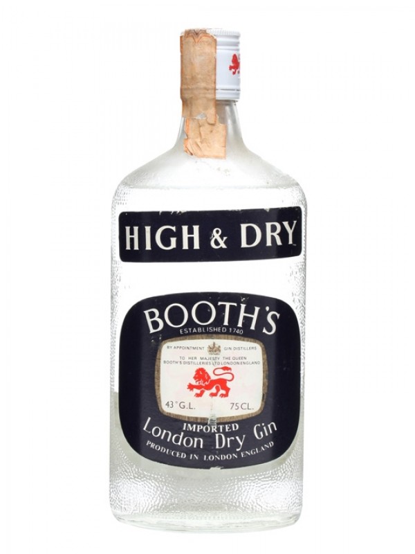 Booth's High & Dry, Imported London Dry Gin | Whiskey Bidders | Irish  Whiskey Auction Online Platform