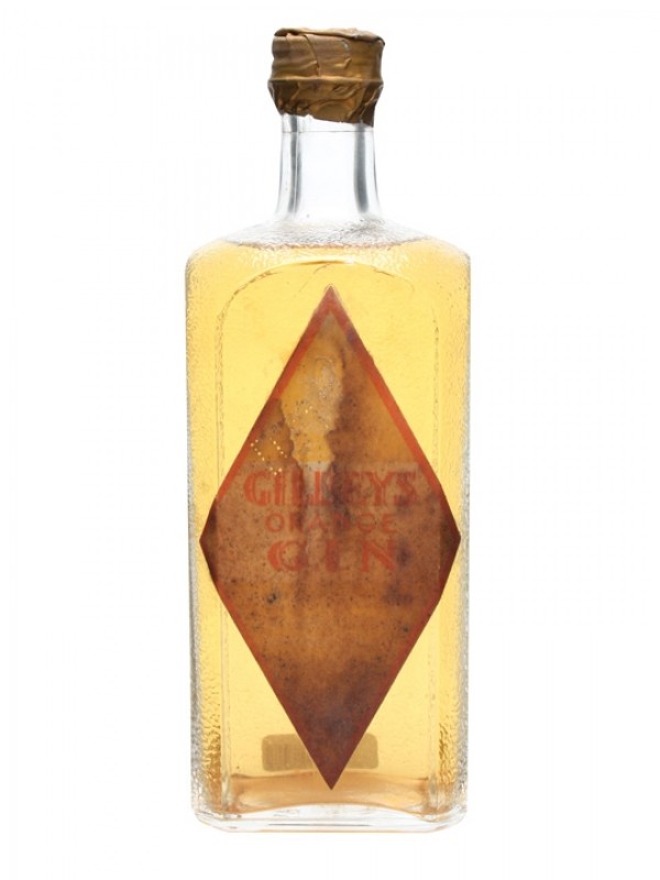 Gilbey's Orange Gin Bottled 1960s
