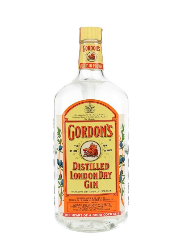 Gordon's London Dry Gin Bottled 1980s