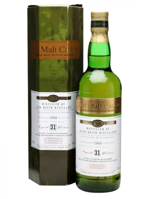 Glen Keith 1968 31 Year Old Old Malt Cask Douglas Laing