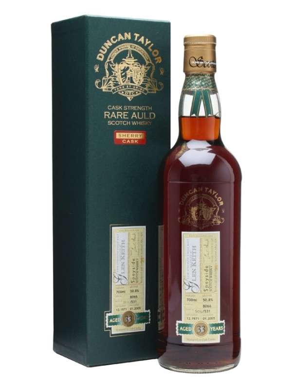 Glen Keith 1971 33 Year Old Sherry Cask