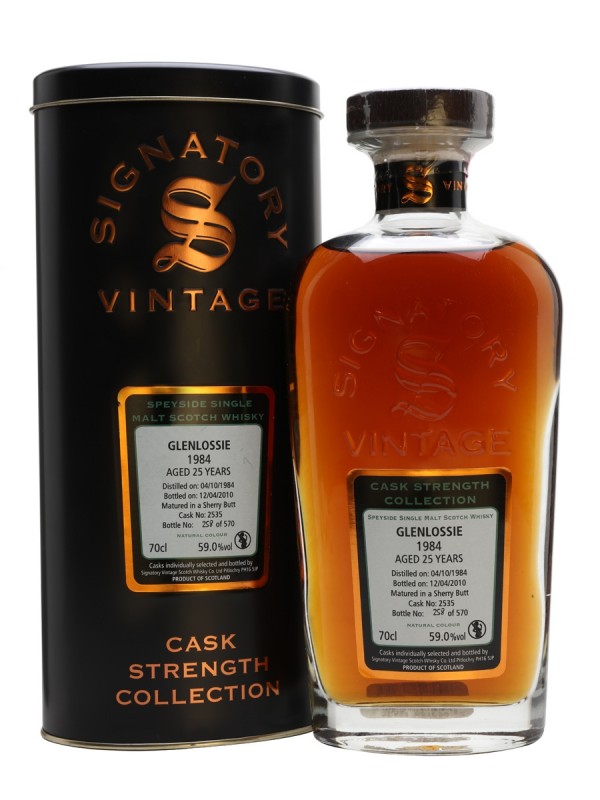 Glenlossie 1984 25 Year Old Sherry Butt #2535 Signatory Cask Strength Collection