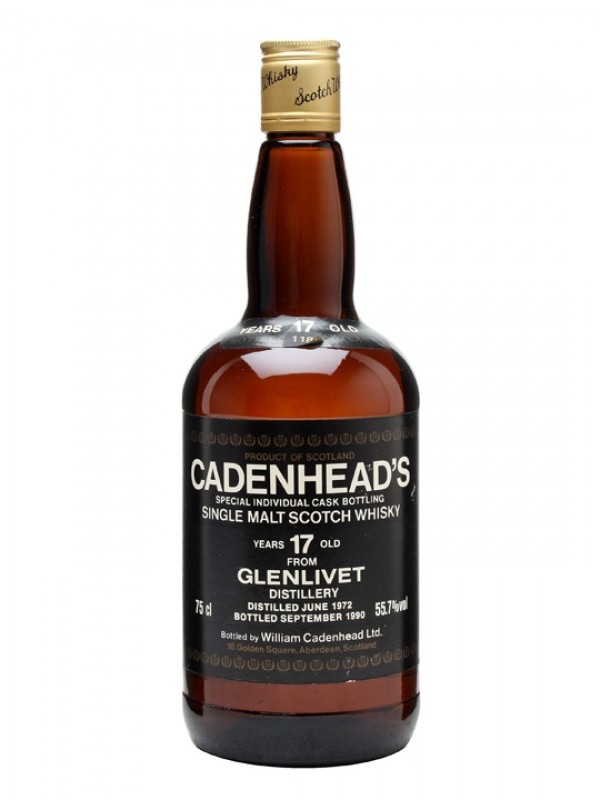 Glenlivet 1972 17 Year Old Cadenhead's