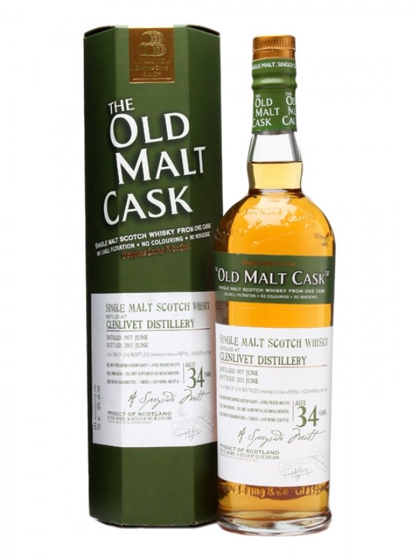 Glenlivet 1977 34 Year Old Old Malt Cask #7192 Douglas Laing