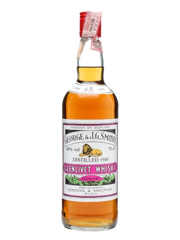 Glenlivet 1940 45 Year Old Gordon & Macphail