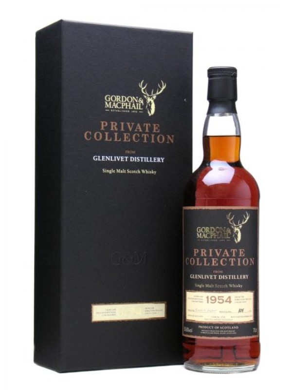 Glenlivet 1954 Private Collection 55 Year Old Sherry Hogshead Gordon & Macphail
