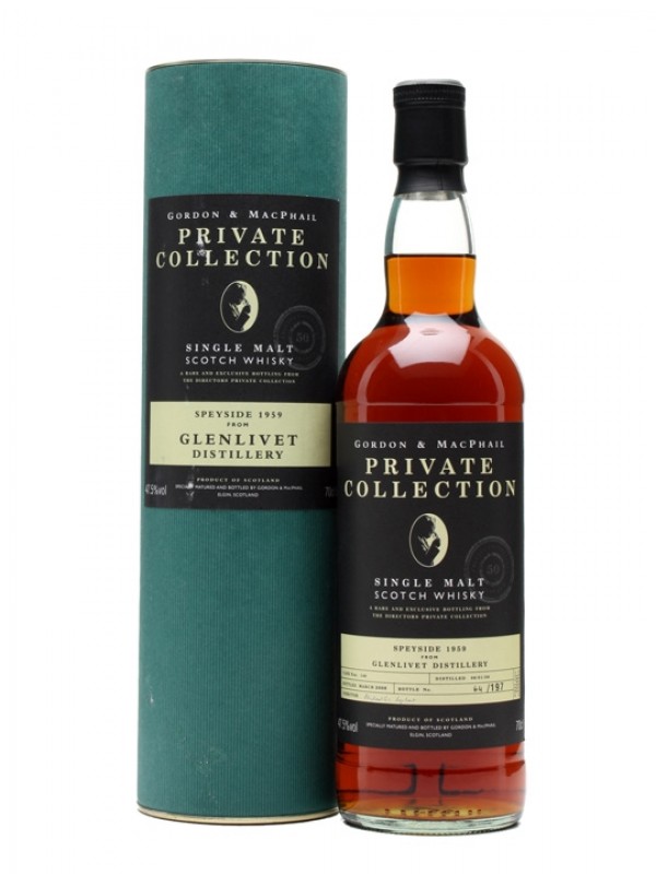 Glenlivet 1959 Sherry Cask Private Collection Gordon & Macphail